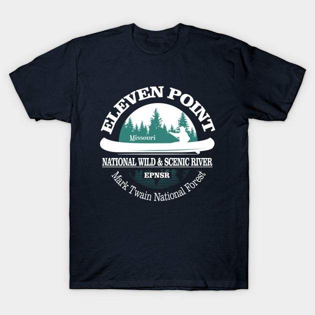 Eleven Point River (CT)2 T-Shirt by grayrider